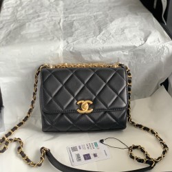 22Rhinestone Flap Bag , Messenger Bag