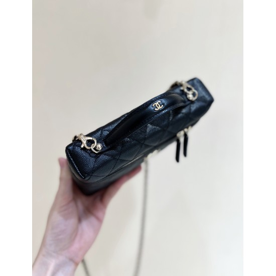 Chanel 25C LP Handle Box BagAP440700108（14*19*5cm）