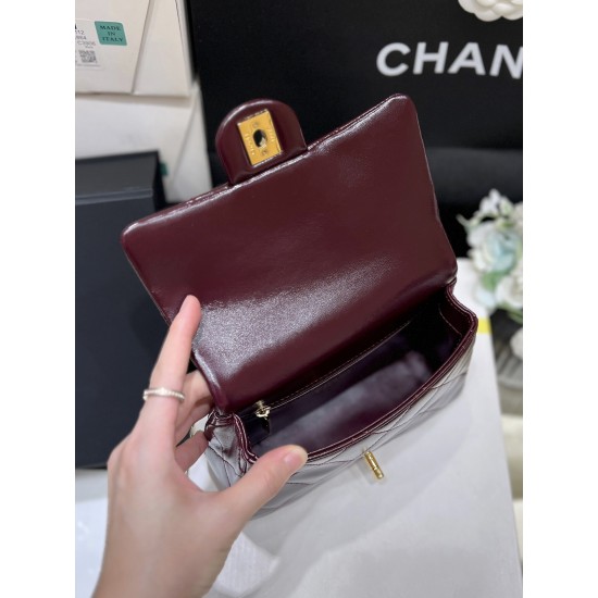  24B Mini Flap with Top Handle