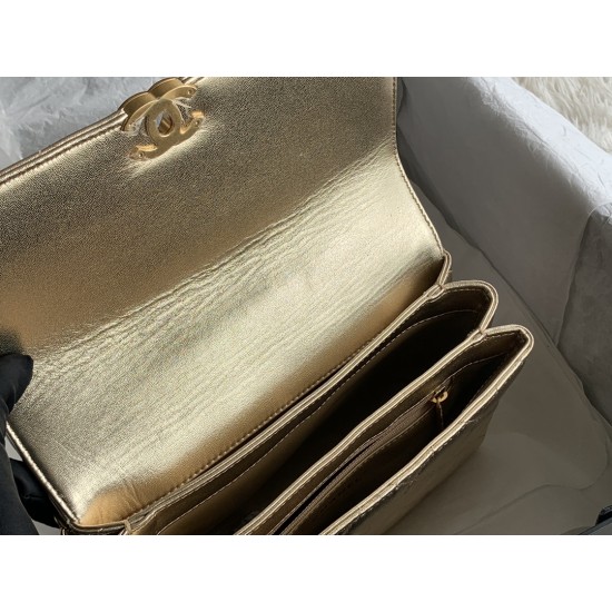 22Rhinestone Flap Bag , Messenger Bag