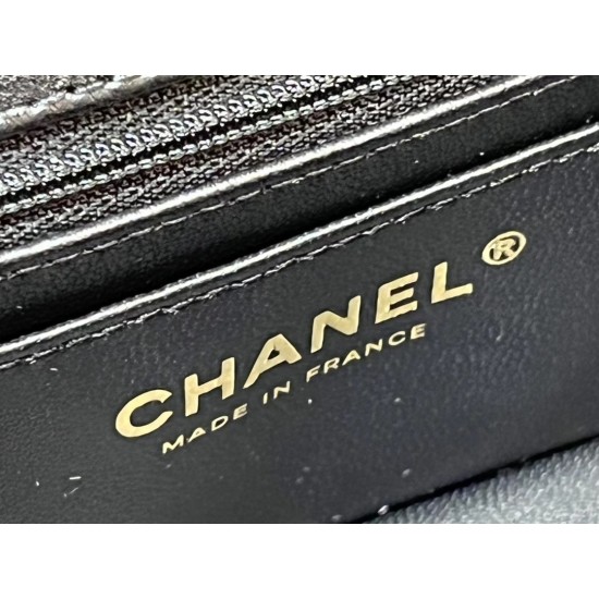 Chanel 23K Box Bag AS4469 00118（10.5*17*8cm）