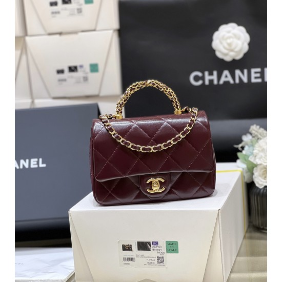  24B Mini Flap with Top Handle