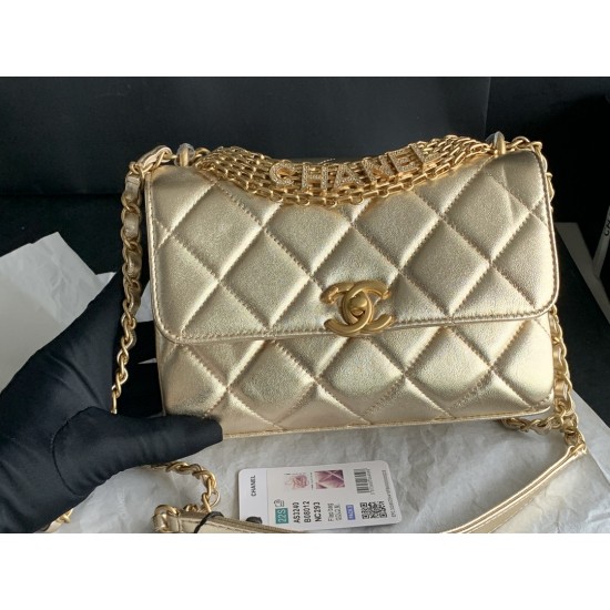 22Rhinestone Flap Bag , Messenger Bag