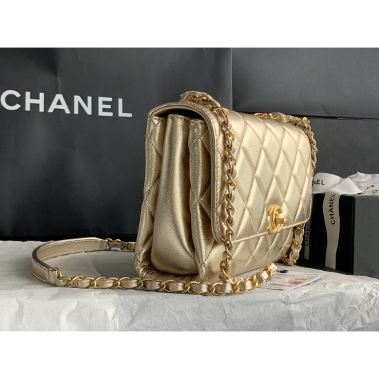 22Rhinestone Flap Bag , Messenger Bag