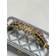 23P Cutout Rainbow Handle Cosmetic Case Bag  17cm