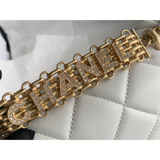 22Rhinestone Flap Bag , Messenger Bag