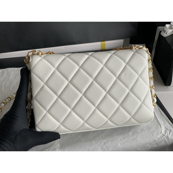 22Rhinestone Flap Bag , Messenger Bag