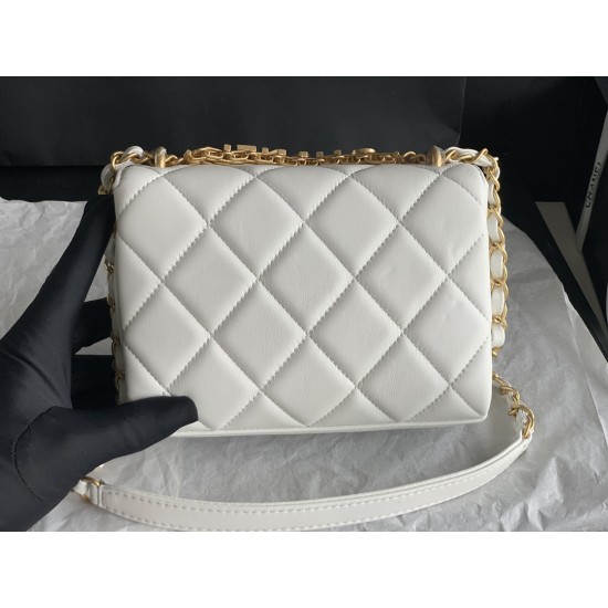 22Rhinestone Flap Bag , Messenger Bag