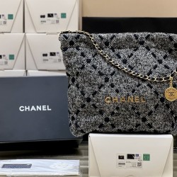 22K Tweed Tote Bag