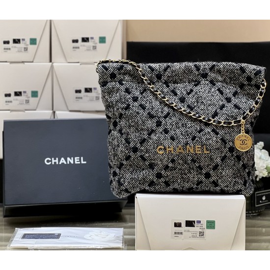 22K Tweed Tote Bag
