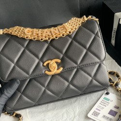 22Rhinestone Flap Bag , Messenger Bag