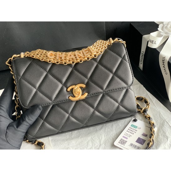 22Rhinestone Flap Bag , Messenger Bag