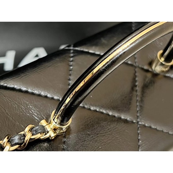 Chanel 23K Box Bag AS4469 00118（10.5*17*8cm）