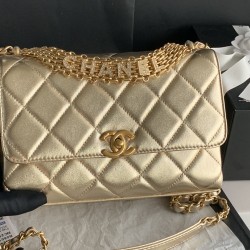 22Rhinestone Flap Bag , Messenger Bag