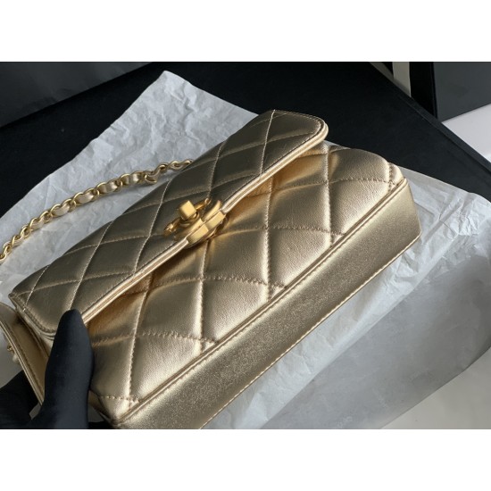 22Rhinestone Flap Bag , Messenger Bag