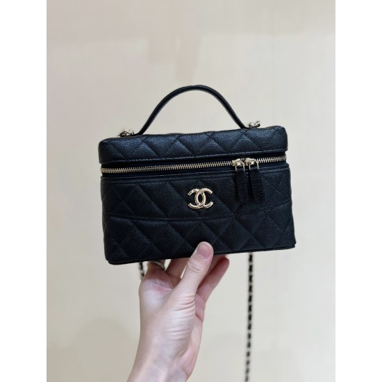 Chanel 25C LP Handle Box BagAP440700108（14*19*5cm）