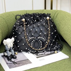 22k new pearl nylon mesh shopping bag