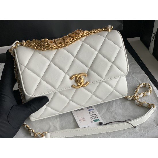 22Rhinestone Flap Bag , Messenger Bag