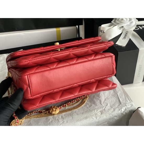 22A Gold Coin Chain Bag