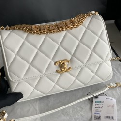 22Rhinestone Flap Bag , Messenger Bag
