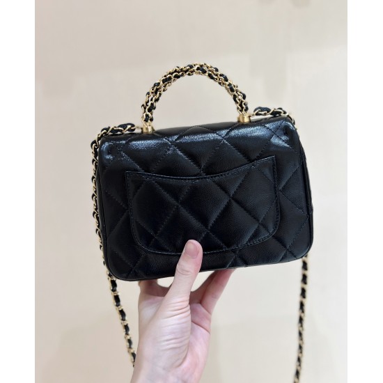  24B Mini Flap with Top Handle