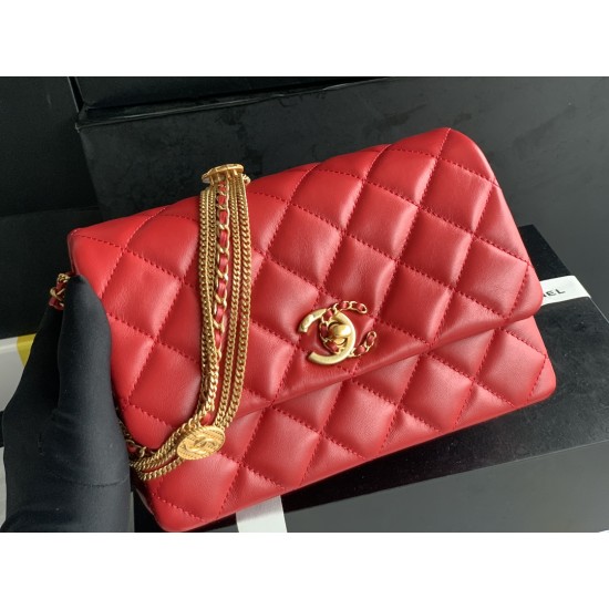 22A Gold Coin Chain Bag