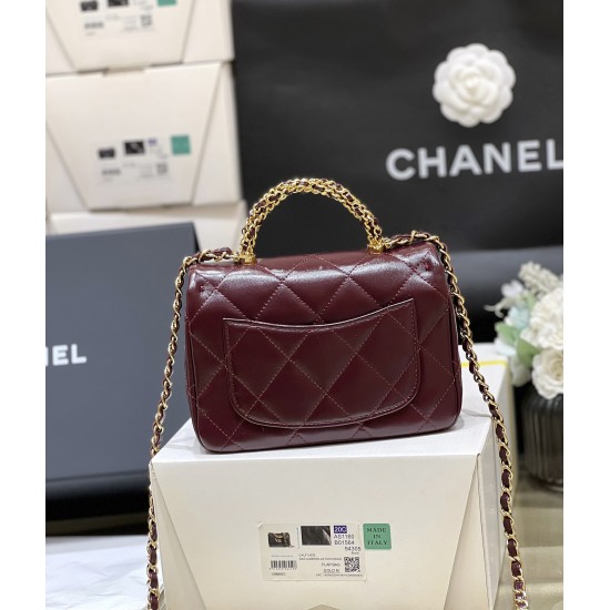  24B Mini Flap with Top Handle