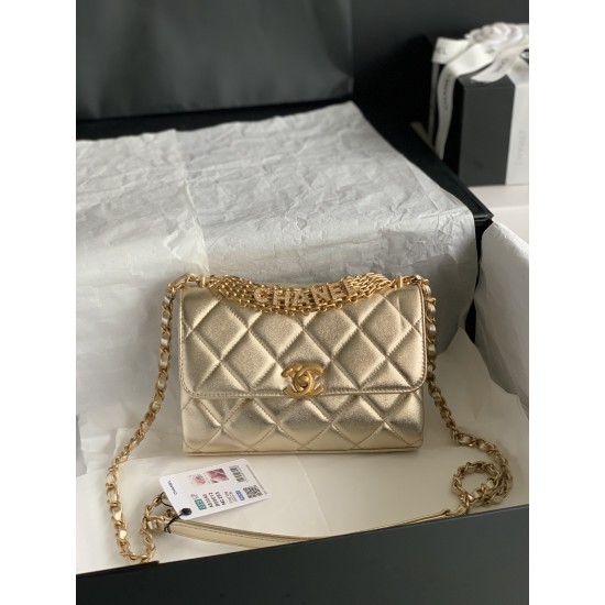 22Rhinestone Flap Bag , Messenger Bag