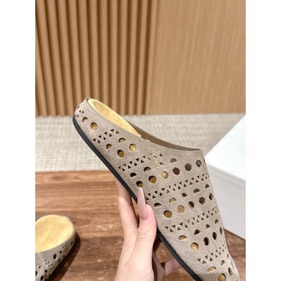 The row sandals