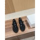 The row sandals
