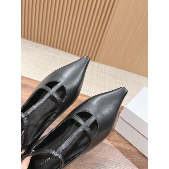 The row sandals