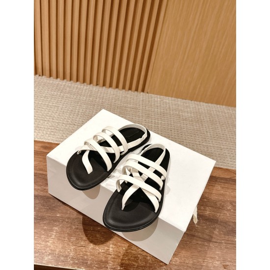 The row sandals
