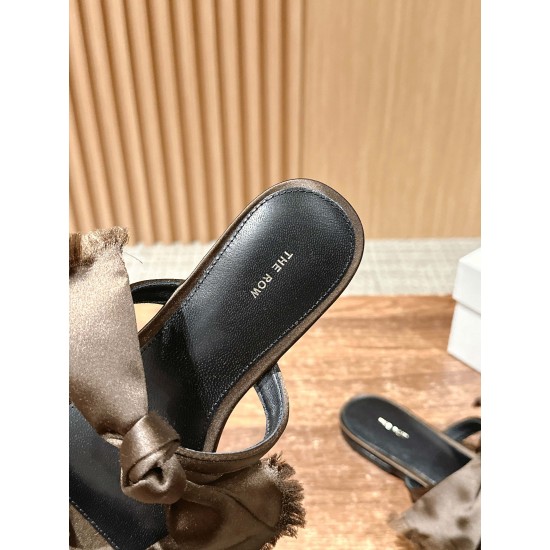 The row sandals