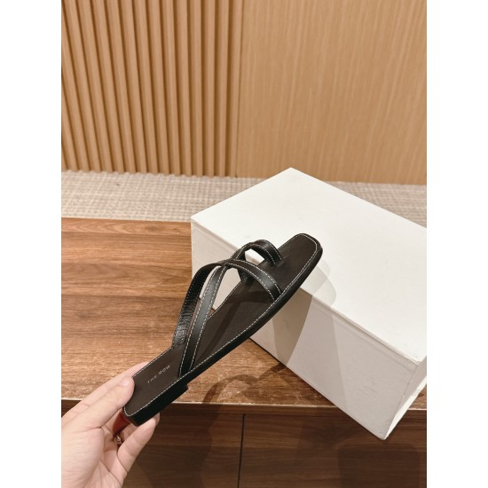 The row sandals