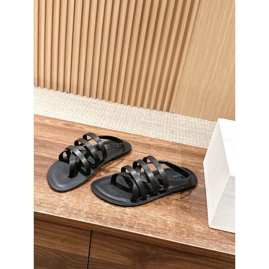 The row sandals