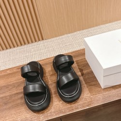 The row sandals