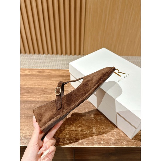 The row sandals