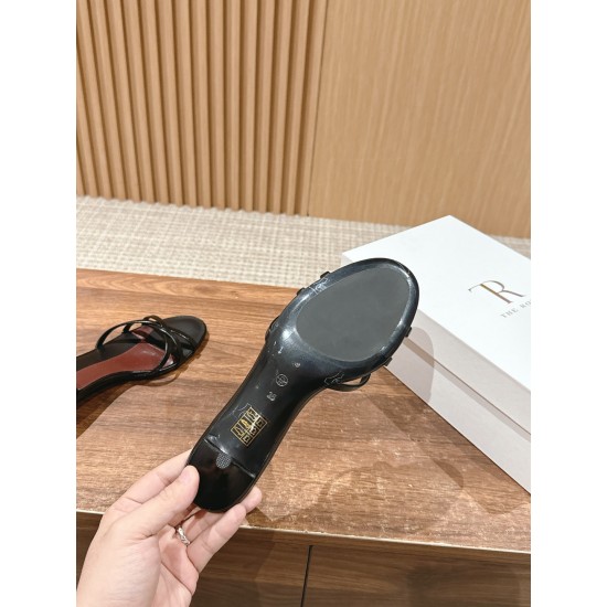 The row sandals