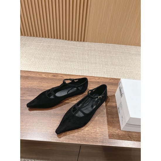 The row sandals