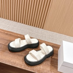 The row sandals