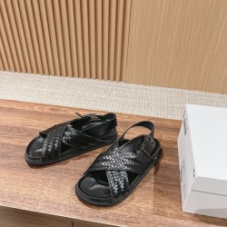 The row sandals