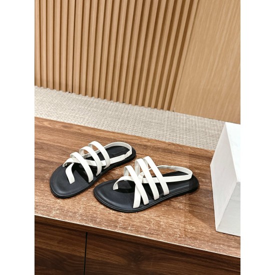 The row sandals