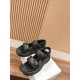 The row sandals