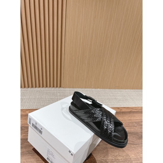 The row sandals