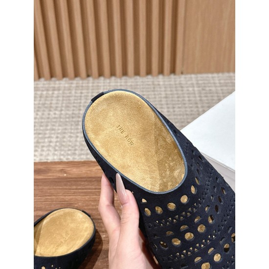 The row sandals
