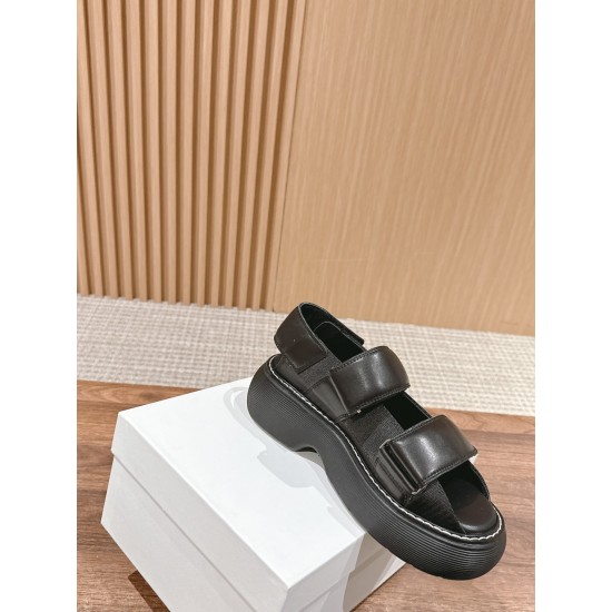 The row sandals