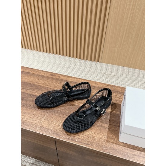 The row sandals