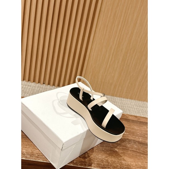 The row sandals