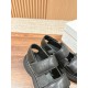 The row sandals
