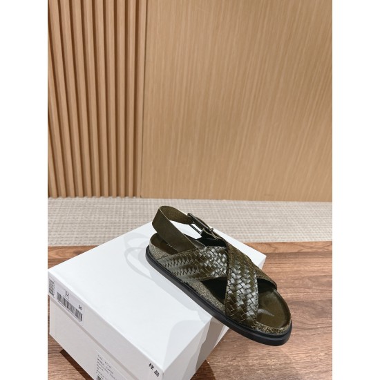 The row sandals